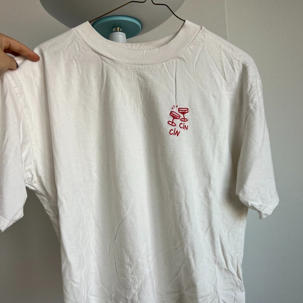 Adorable "Cin Cin!" graphic tee